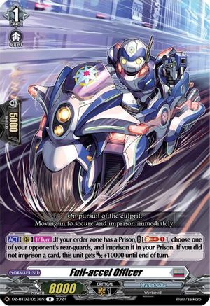 Full-accel Officer - DZ-BT02/053EN - Rare