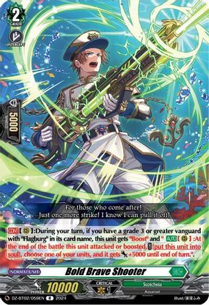 Bold Brave Shooter - DZ-BT02/059EN - Rare