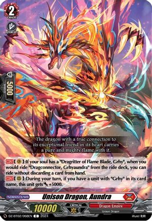 Unison Dragon, Aundra - DZ-BT02/068EN - Common