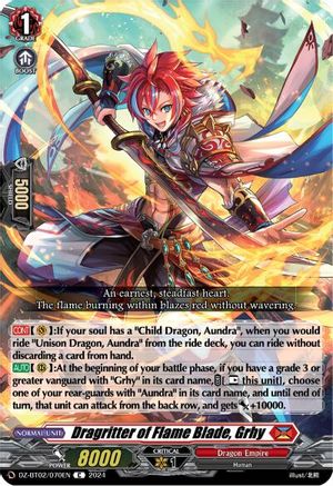 Dragritter of Flame Blade, Grhy - DZ-BT02/070EN - Common