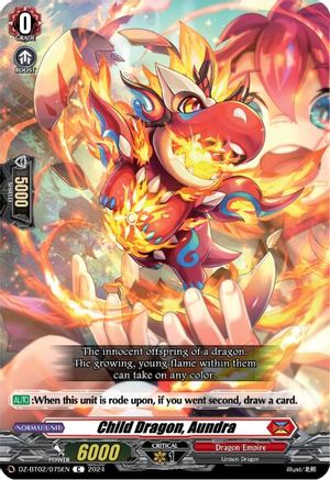 Child Dragon, Aundra - DZ-BT02/075EN - Common