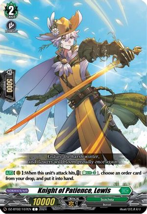 Knight of Patience, Lewis - DZ-BT02/107EN - Common