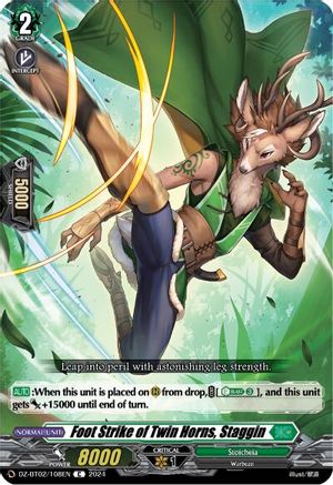 Foot Strike of Twin Horns, Staggin - DZ-BT02/108EN - Common