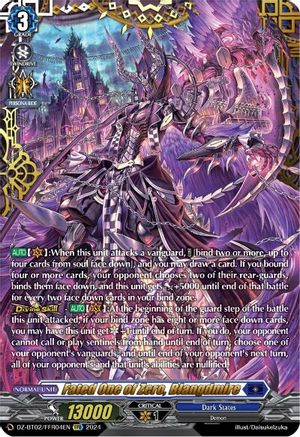 Fated One of Zero, Blangdmire (FFR) - DZ-BT02/FFR04EN - Double Frame Rare