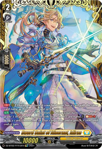 Sword Saint of Itinerant, Idiras (FFR) - DZ-BT02/FFR14EN - Double Frame Rare