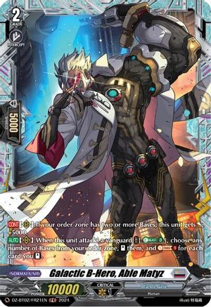 Galactic B-Hero, Able Matyz (FR) - DZ-BT02/FR21EN - Frame Rare