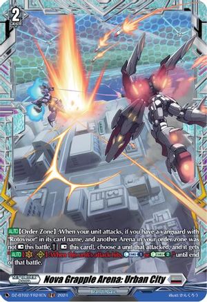Nova Grapple Arena: Urban City (FR) - DZ-BT02/FR24EN - Frame Rare