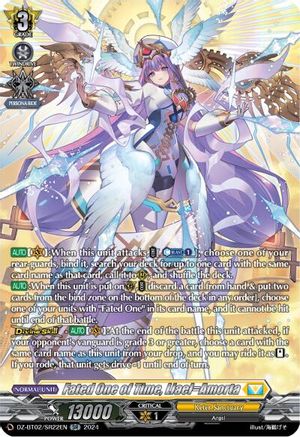 Fated One of Time, Liael=Amorta (SR) - DZ-BT02/SR22EN - Silver Rare