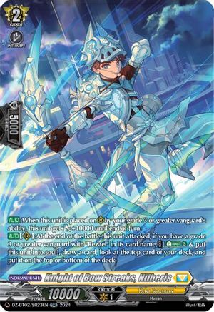 Knight of Bow Streaks, Nilberis (SR) - DZ-BT02/SR23EN - Silver Rare