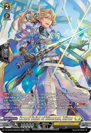 Sword Saint of Itinerant, Idiras (SR) - DZ-BT02/SR24EN - Silver Rare