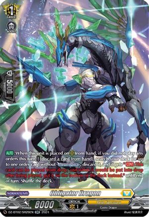 Obligator Dragon (SR) - DZ-BT02/SR26EN - Silver Rare