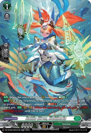 Battle Siren, Eleftheria (SR) - DZ-BT02/SR31EN - Silver Rare