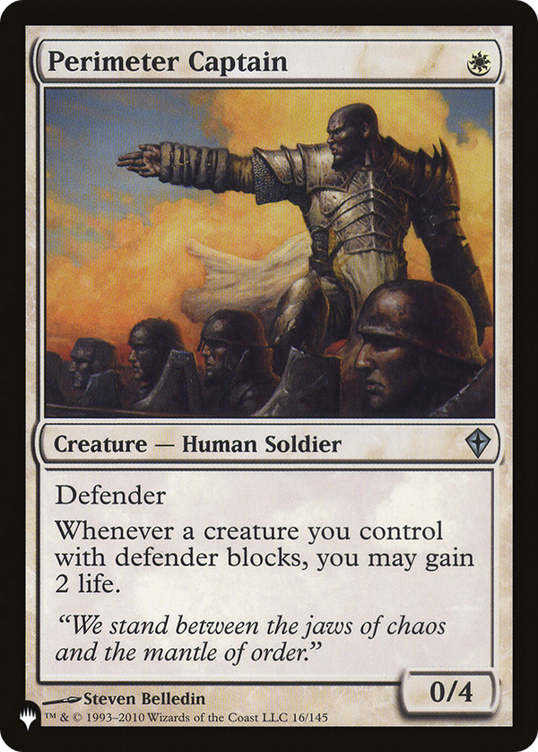 Perimeter Captain - WWK Reprint (PLST)