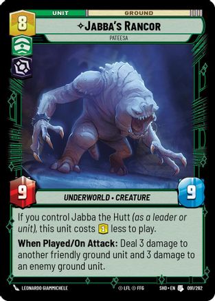 Jabba's Rancor - Pateesa - 091/262 - Uncommon