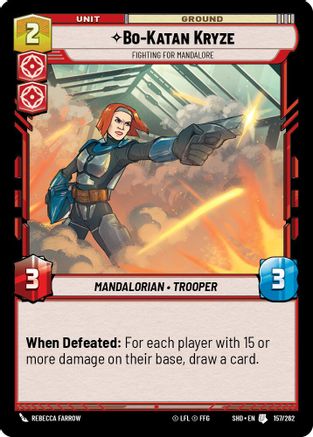 Bo-Katan Kryze - Fighting For Mandalore - 157/262 - Uncommon