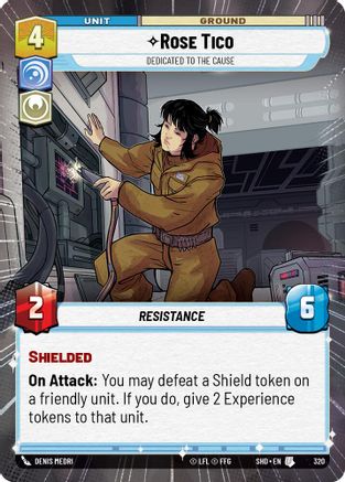 Rose Tico - Dedicated to the Cause (Hyperspace) - 320 - Uncommon