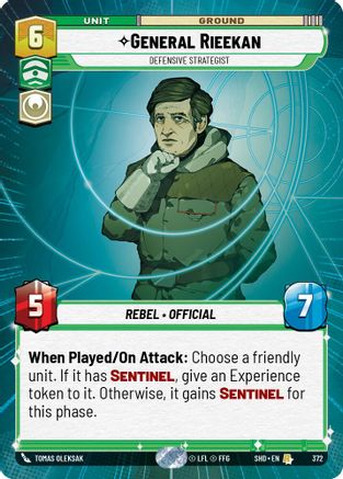 General Rieekan - Defensive Strategist (Hyperspace) - 372 - Rare