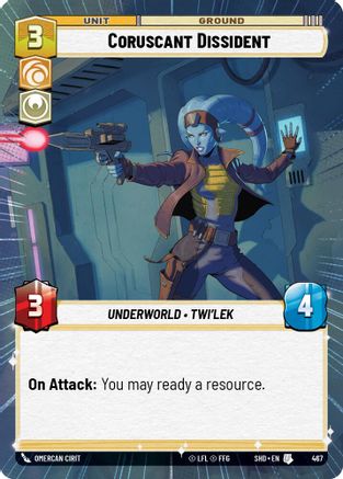 Coruscant Dissident (Hyperspace) - 467 - Uncommon