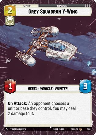 Grey Squadron Y-Wing (Hyperspace) - 508 - Common