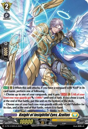 Knight of Insightful Eyes, Azaltus (419) (Foil) - D-PR/419EN - Promo