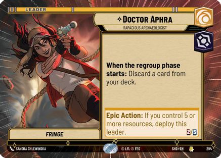 Doctor Aphra - Rapacious Archaeologist (Hyperspace) - 294 - Rare