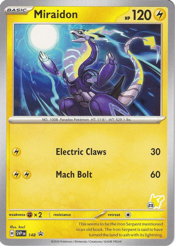 Miraidon (#23 Pikachu Stamped) - 148 - Promo