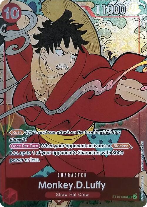 Monkey.D.Luffy (English Version 1st Anniversary Set) - ST10-006 - Promo