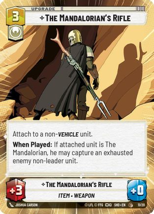 The Mandalorian's Rifle (Hyperspace) - Weekly Play Promo - 11/20 - Common