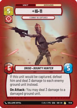 IG-11 - I Cannot Be Captured - Weekly Play Promo - 17/20 - Rare