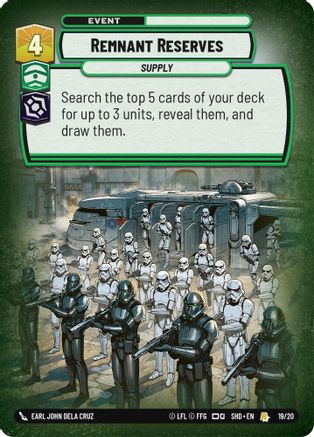 Remnant Reserves - Weekly Play Promo - 19/20 - Rare