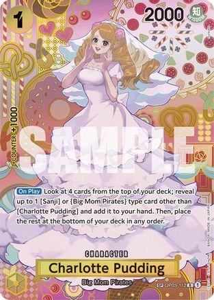 Charlotte Pudding (OP08 SP) - OP03-112 - Rare