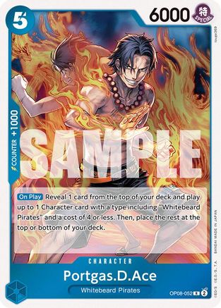 Portgas.D.Ace - OP08-052 - Rare