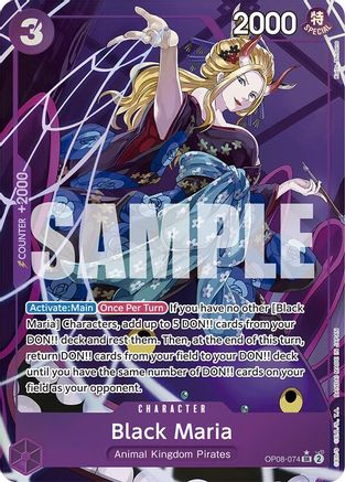 Black Maria (Parallel) - OP08-074 - Super Rare