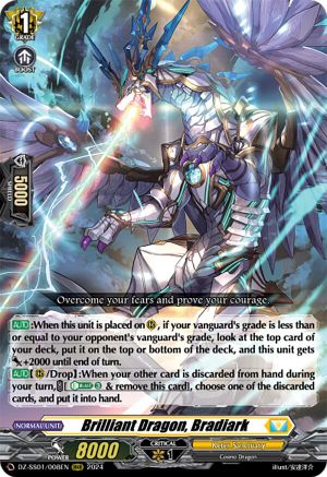 Brilliant Dragon, Bradiark - DZ-SS01/008EN - Triple Rare