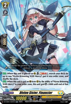 Divine Sister, Financier - DZ-SS01/022EN - Double Rare