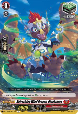 Refreshing Wind Dragon, Dinobreeze - DZ-SS01/031EN - Common