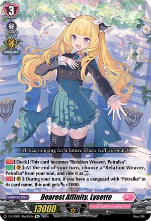 Dearest Affinity, Lysette - DZ-SS01/Re30EN - Special Reprint