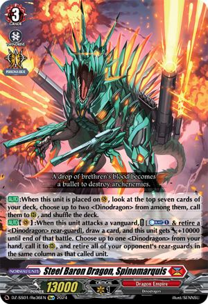 Steel Baron Dragon, Spinomarquis - DZ-SS01/Re36EN - Special Reprint Plus