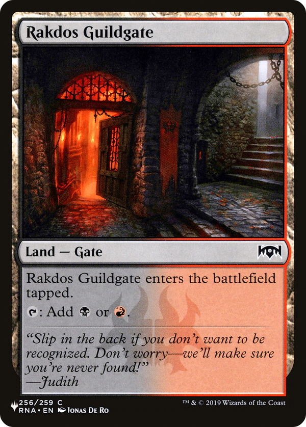 Rakdos Guildgate (256) - RNA Reprint (PLST)
