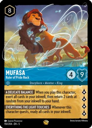 Mufasa (Ruler of Pride Rock) - 150/204 - Legendary