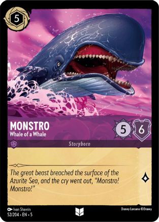 Monstro (Whale of a Whale) - 52/204 - Uncommon