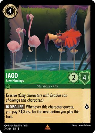 Iago (Fake Flamingo) - 79/204 - Rare