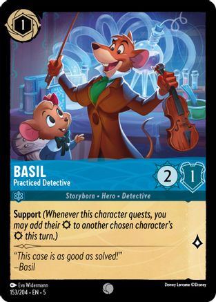 Basil (Practiced Detective) - 153/204 - Common