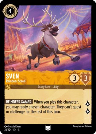 Sven (Reindeer Steed) - 23/204 - Uncommon