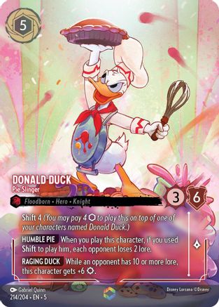 Donald Duck (Pie Slinger) - 214/204 - Enchanted