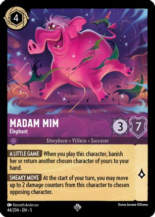 Madam Mim (Elephant) - 44/204 - Super Rare