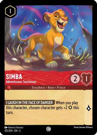 Simba (Adventurous Successor) - 125/204 - Common