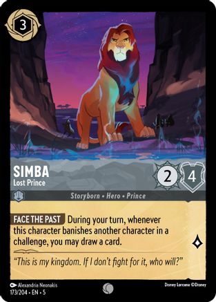 Simba (Lost Prince) - 173/204 - Common