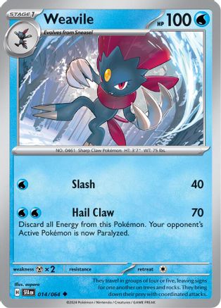 Weavile - 014/064 - Uncommon