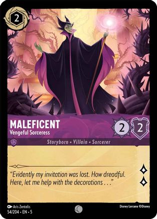 Maleficent (Vengeful Sorceress) - 54/204 - Common